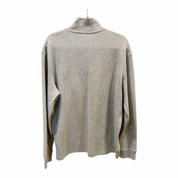 K25 Ralph Lauren POLO Soft French Rib 1/4” Pullover Heather Gray Sz L NWOT - Picture 7 of 10